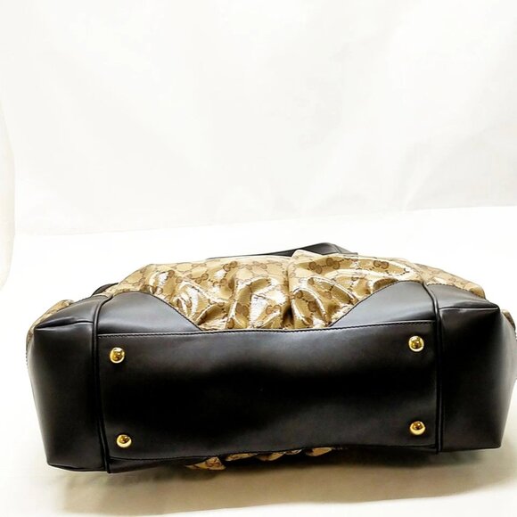 Gucci Hand Bag Brown Coated Canvas 693-081325 - Picture 5 of 13